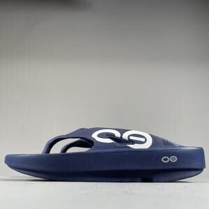 OOFOS Original Women’s 7 Blue Slip On Recovery Rubber Sandals Flip Flops Casual